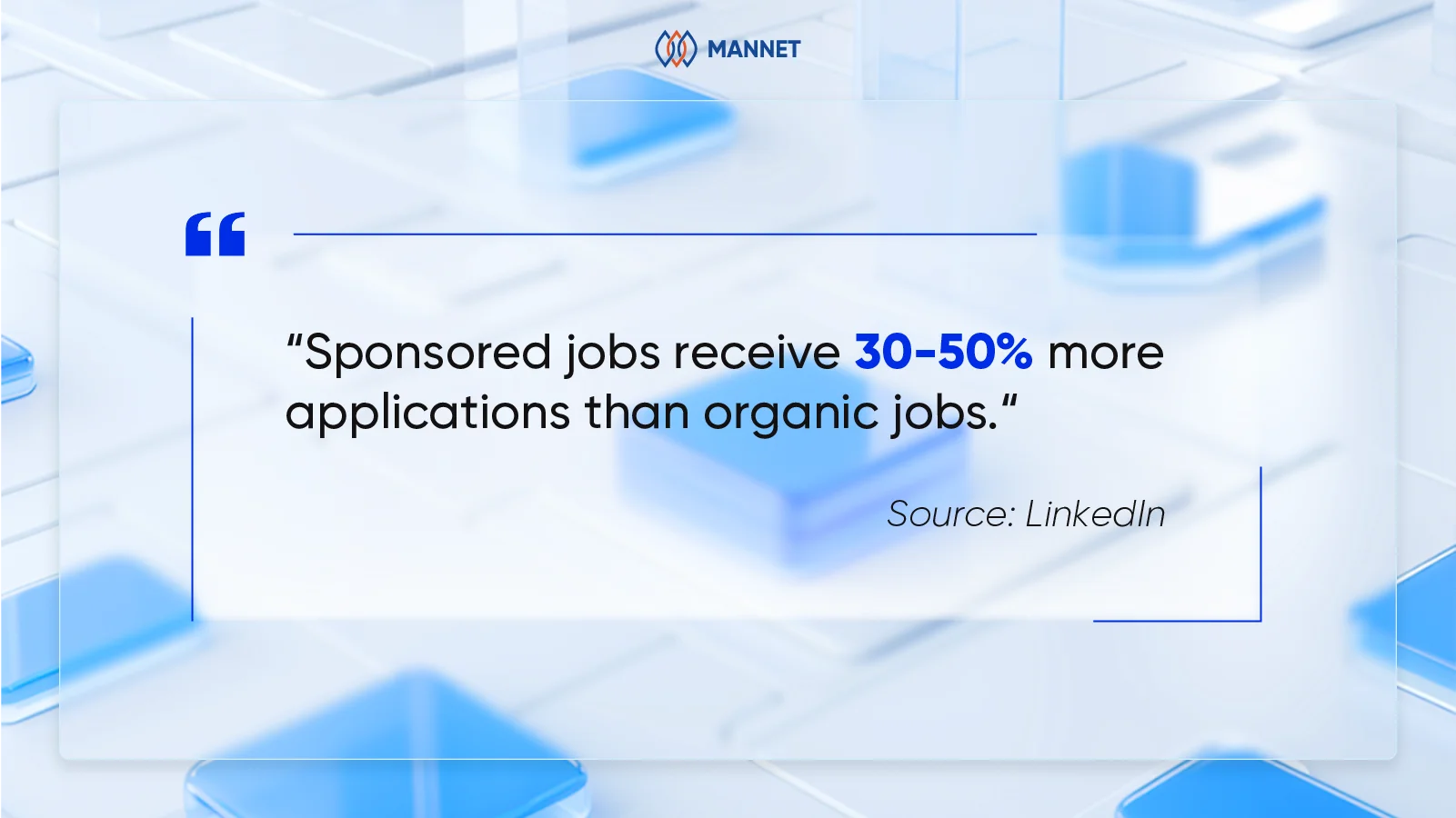 Sponsored jobs vs. applications than organic jobs