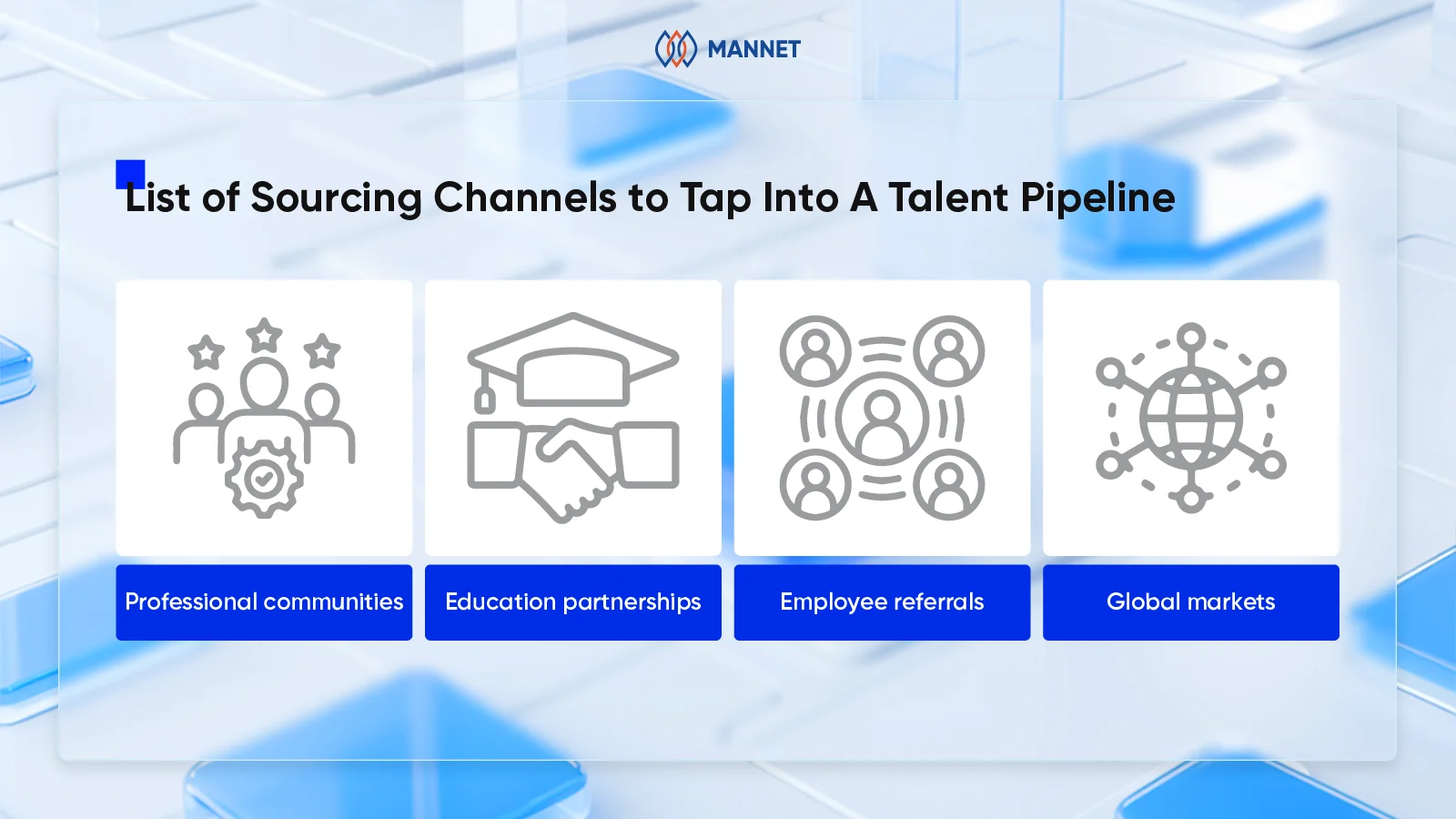 sourcing channels for a talent pipeline