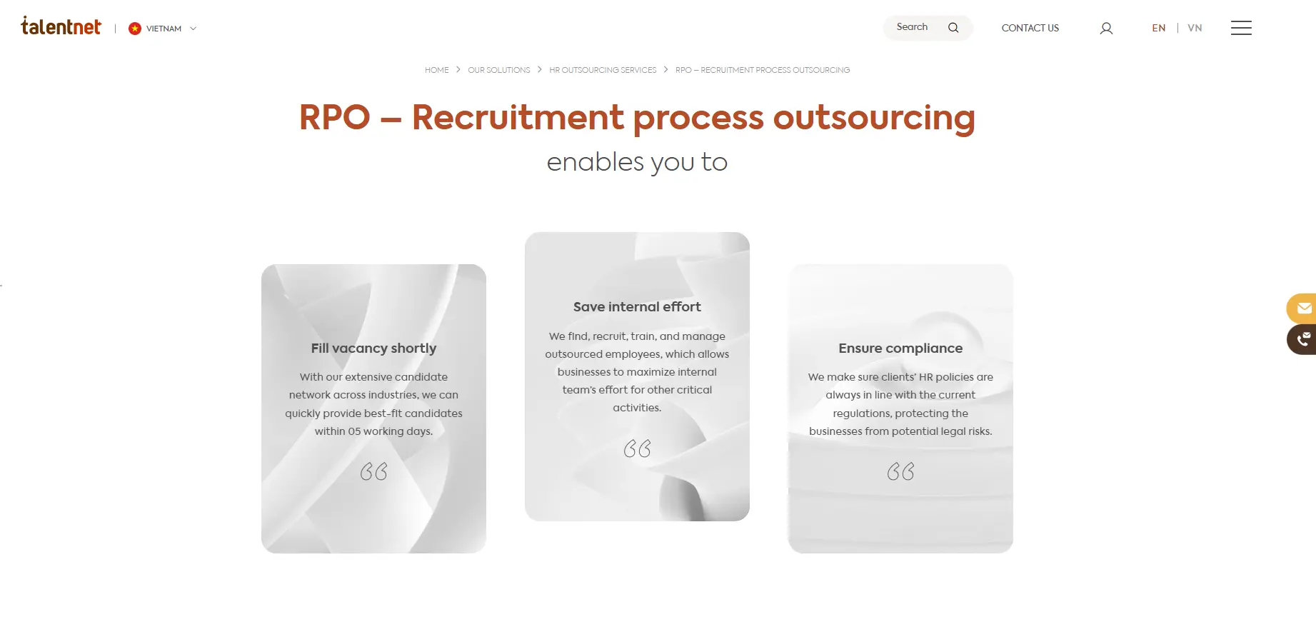 Talentnet offshore rpo