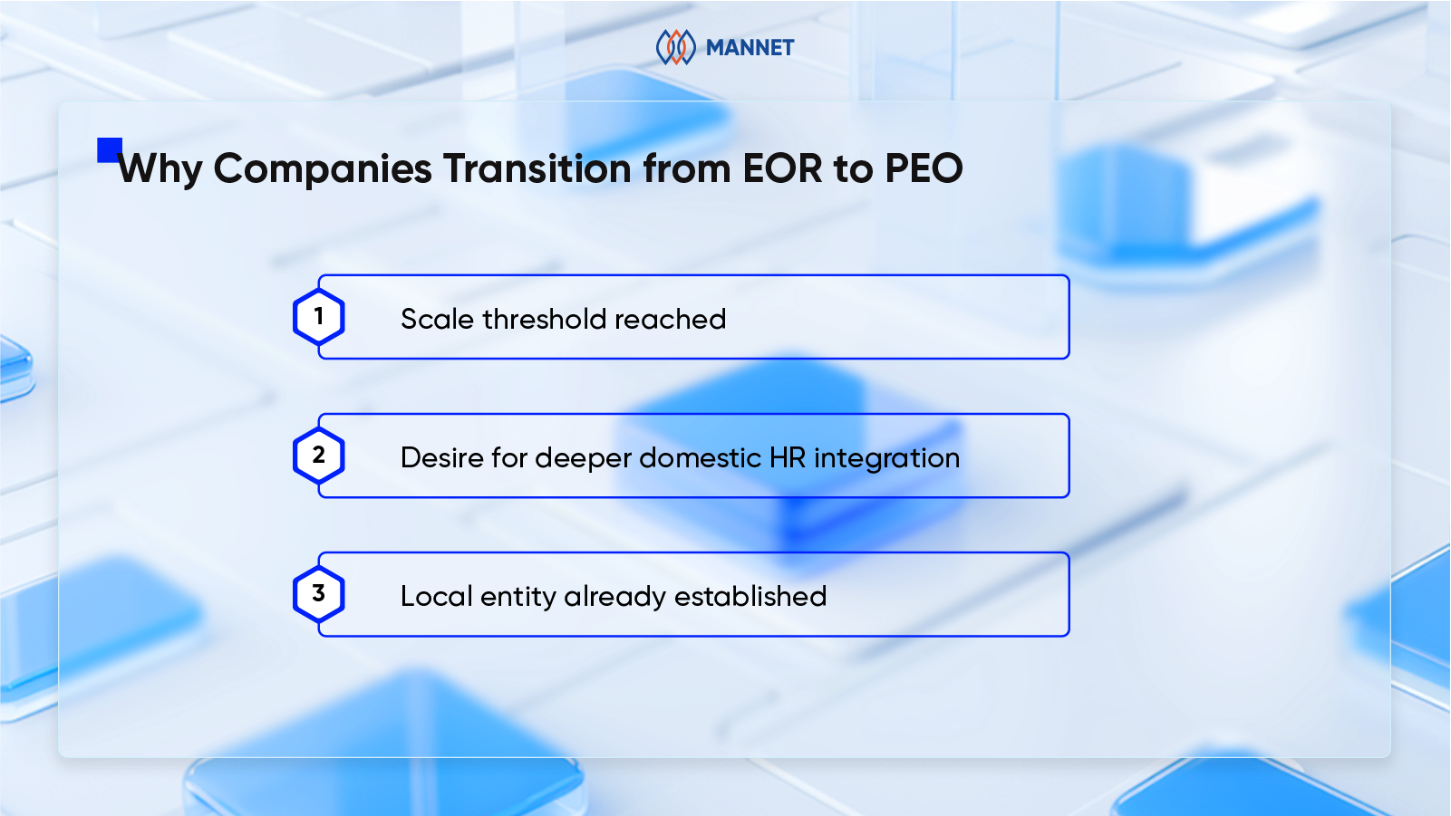 Why Companies Transition from EOR to PEO