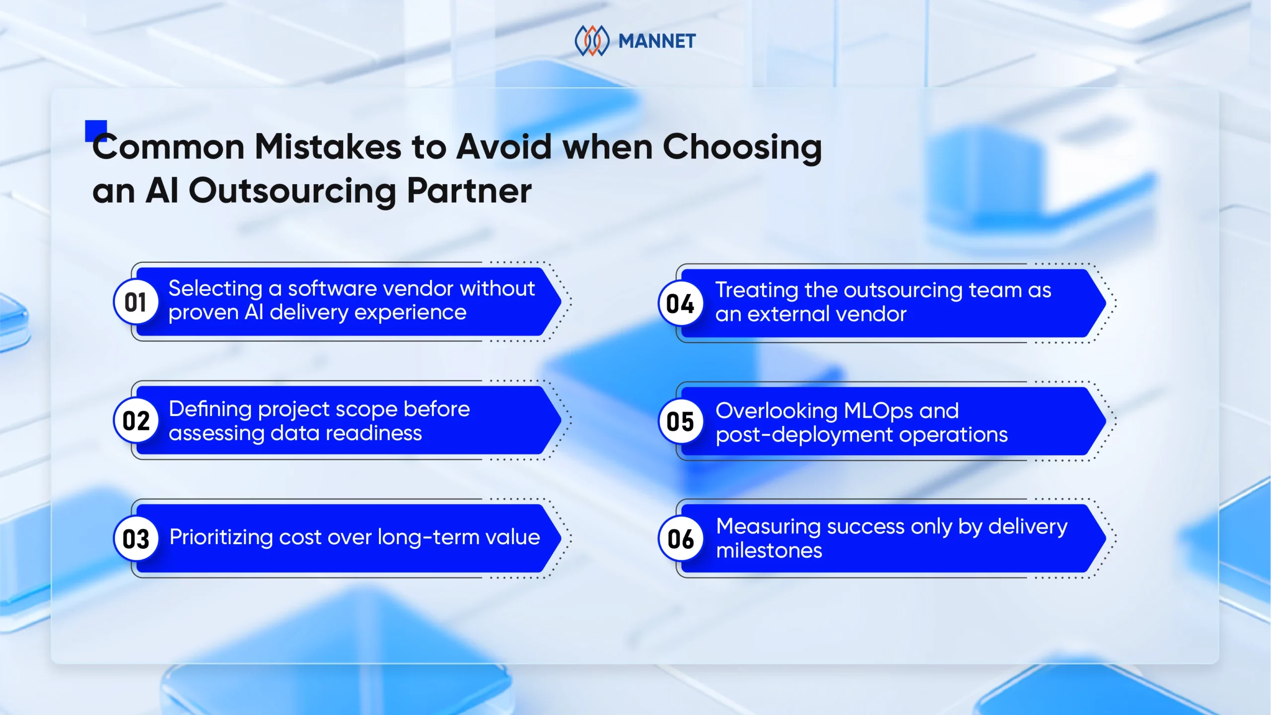 common mistakes when choosing ai outsourcing company